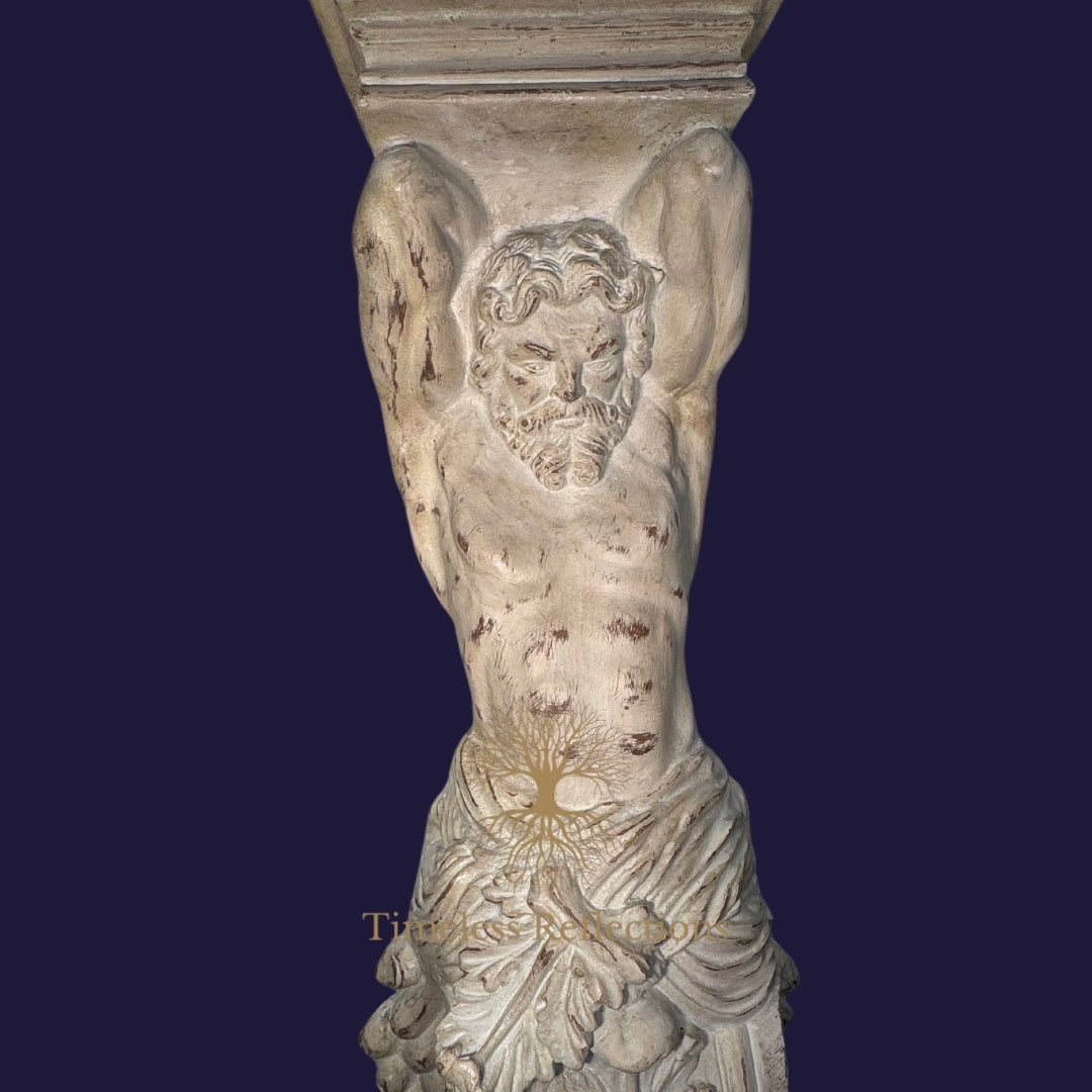 The Atlas Carved Pedestal