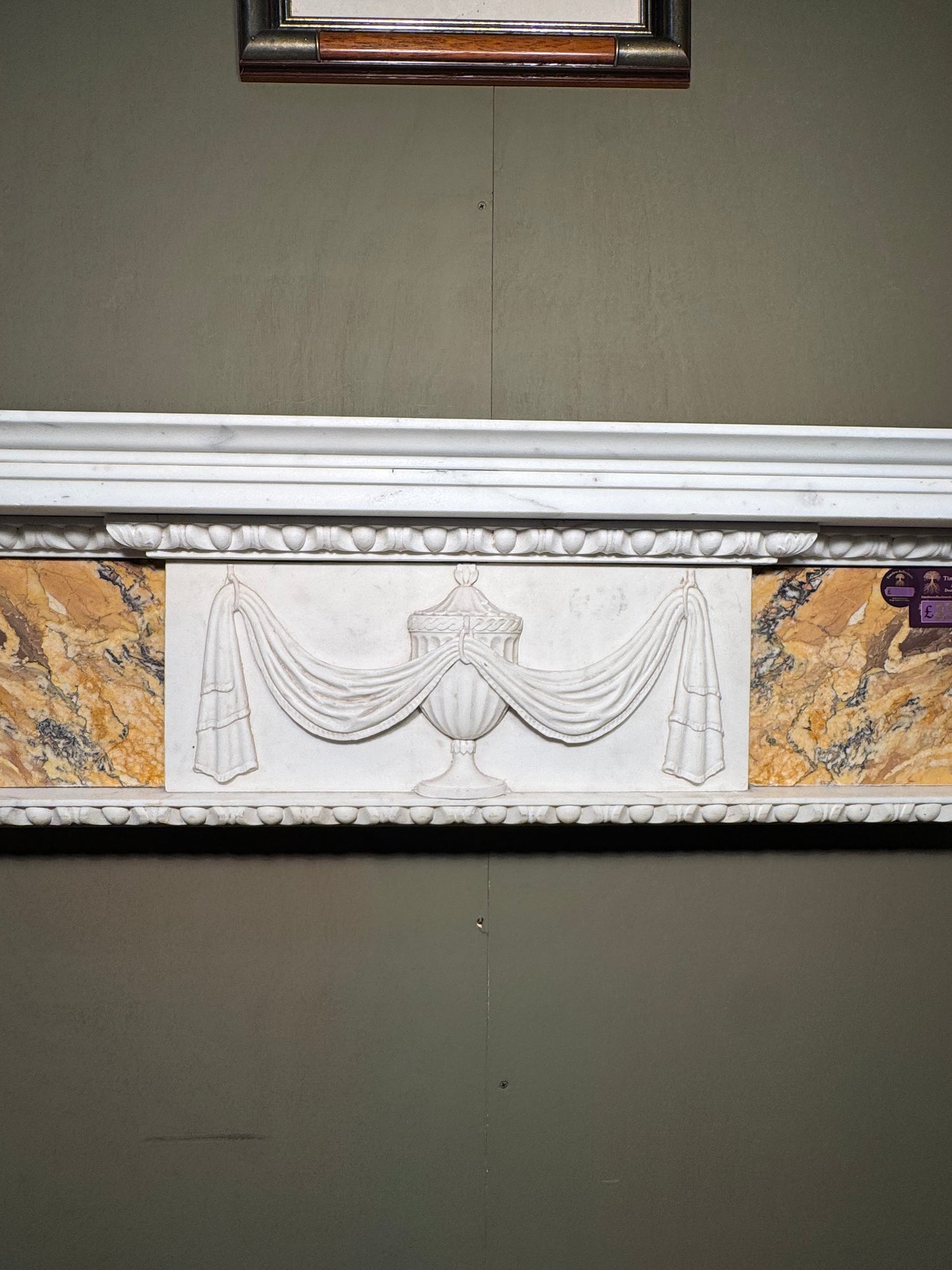 Sienna Marble Fireplace