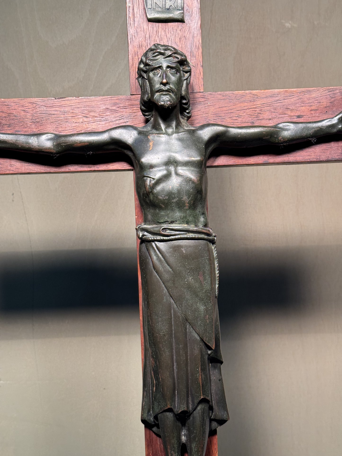 Art Deco Jesus Christ Crucifix