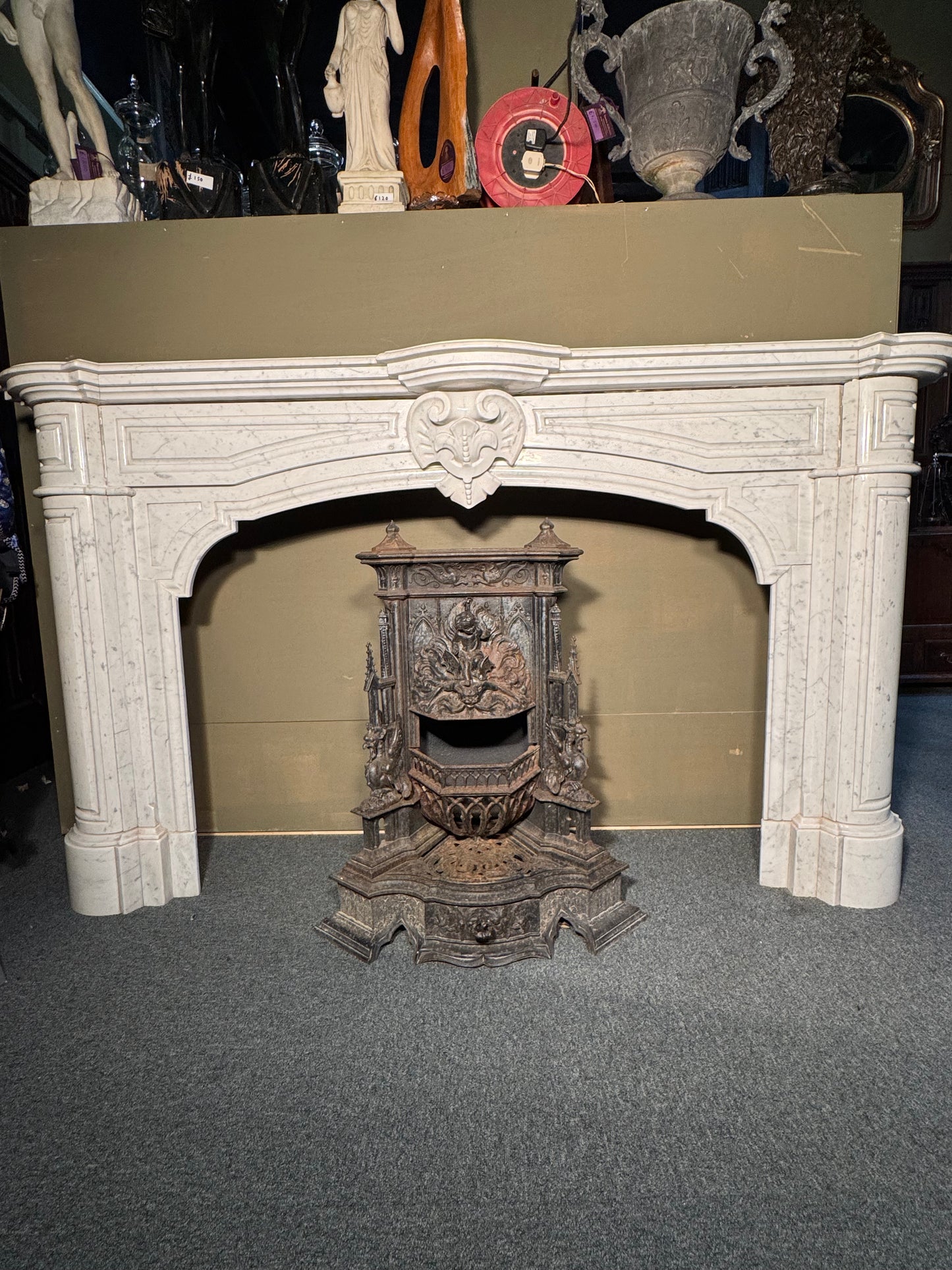 Rococo Marble Fireplace