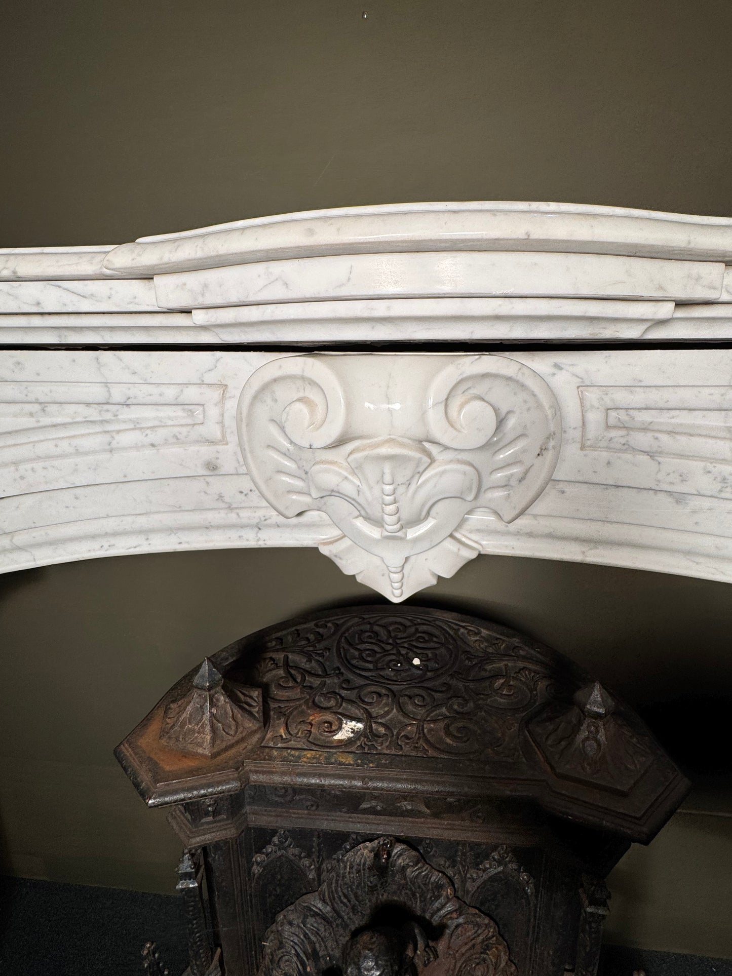 Rococo Marble Fireplace