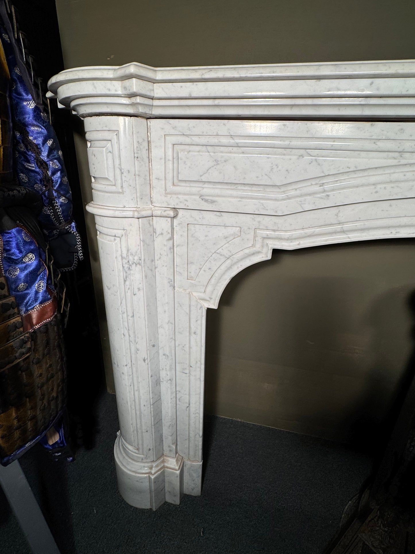 Rococo Marble Fireplace
