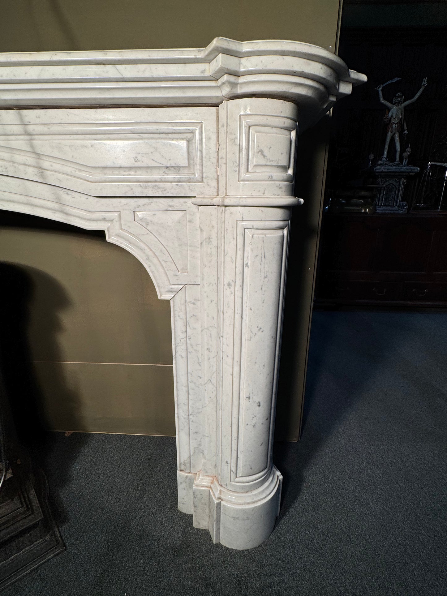 Rococo Marble Fireplace