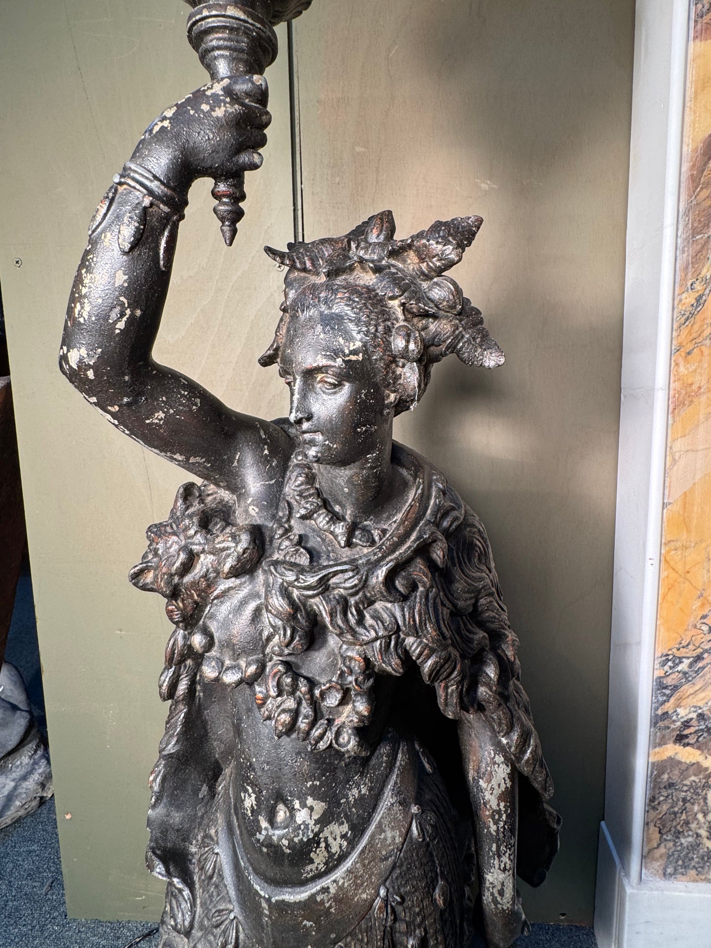 Grecian Warrior Lamp