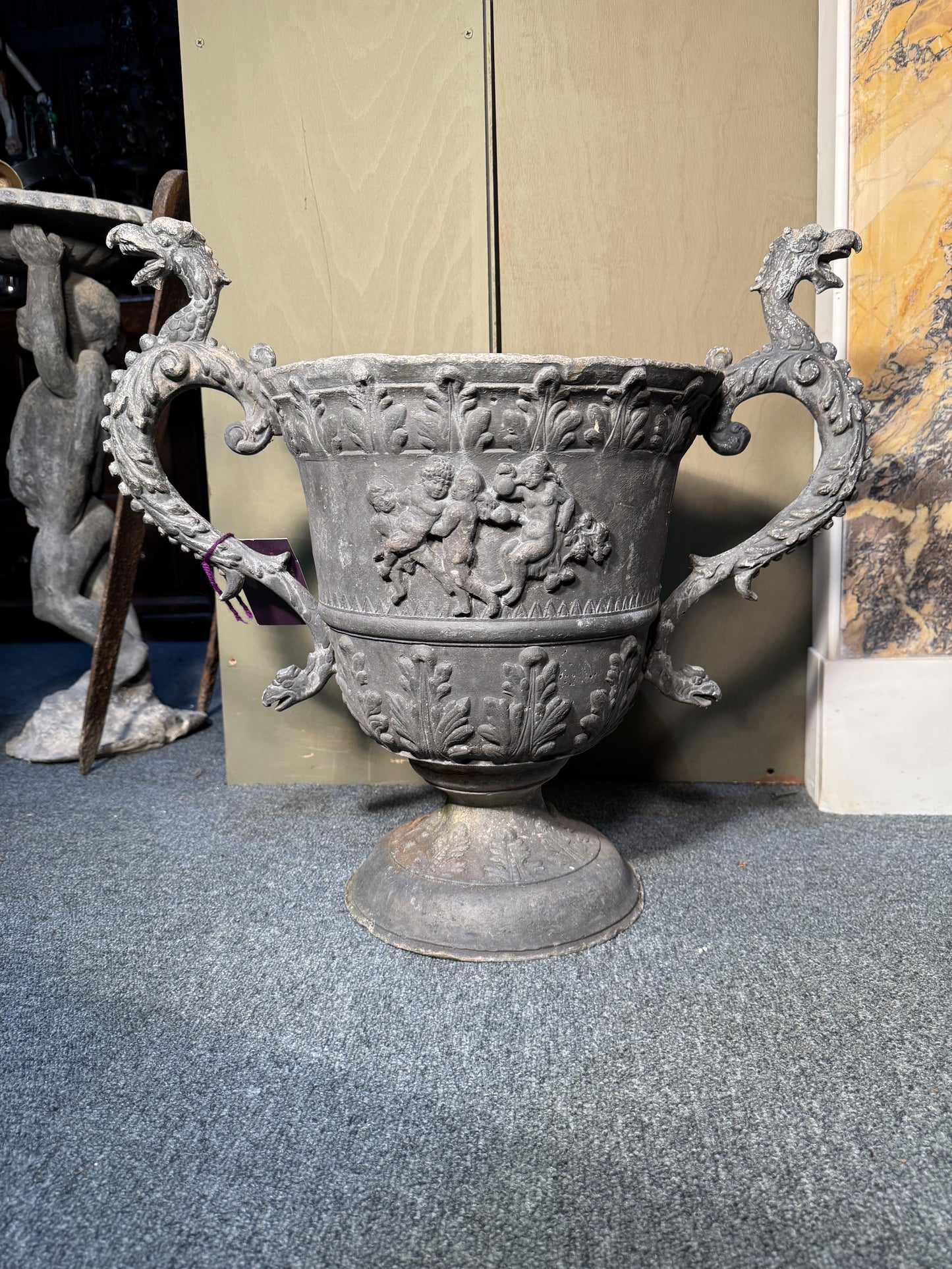 Georgian Lead Urn