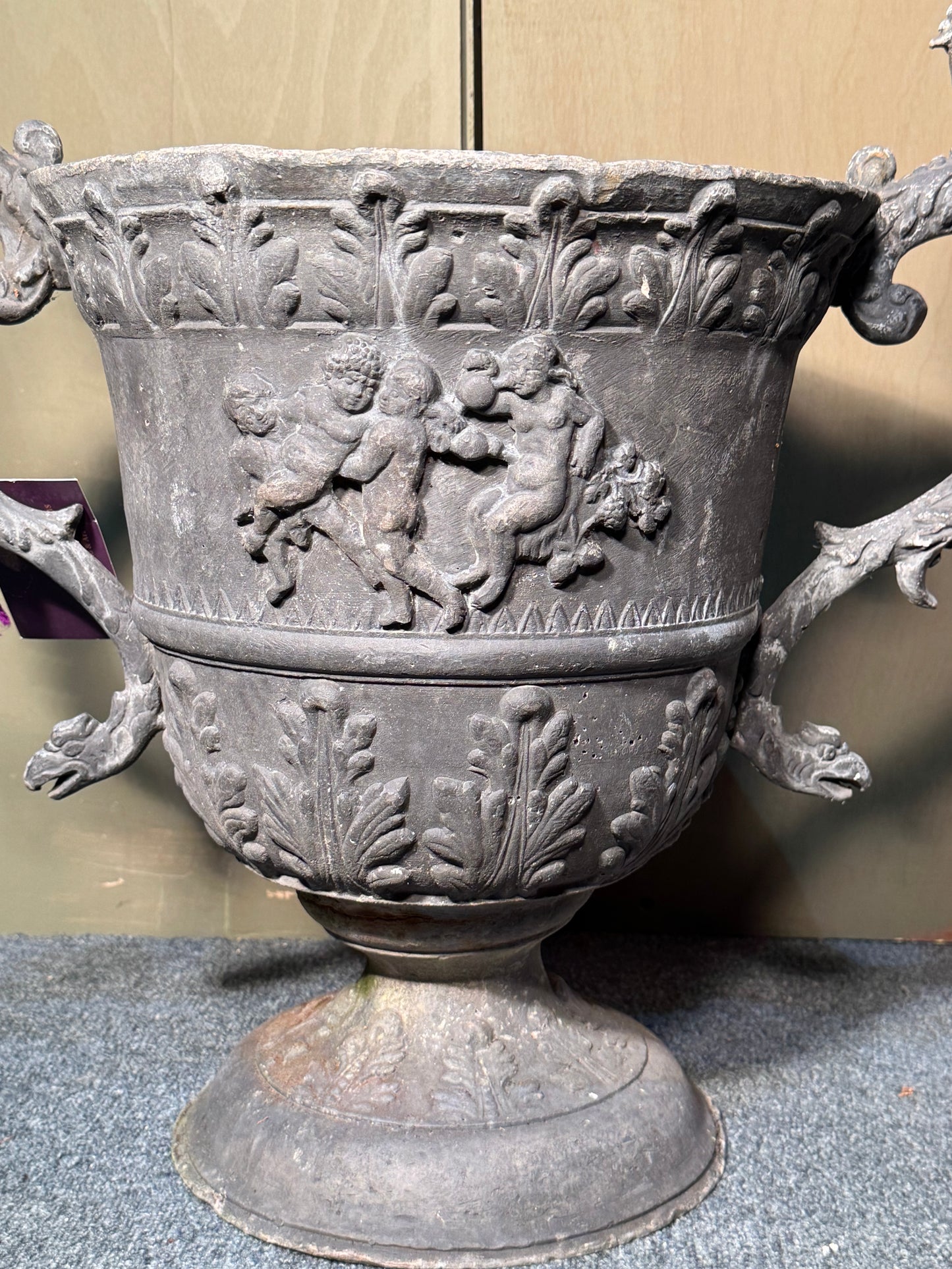 Georgian Lead Urn