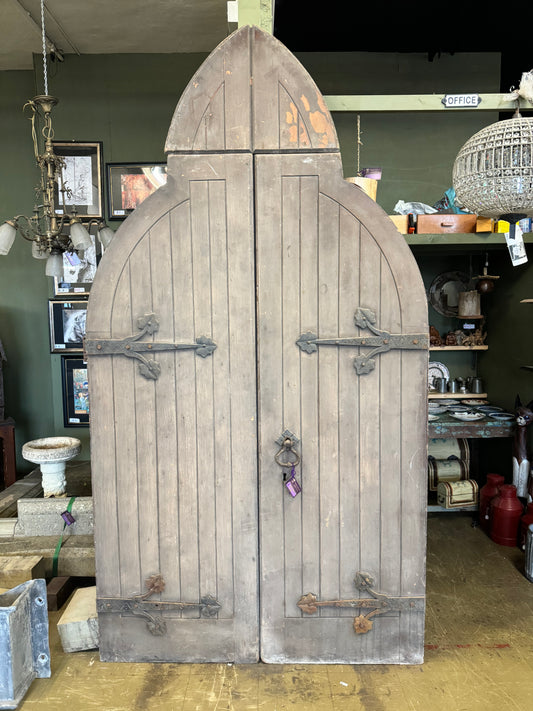 Pine Cathedral Doors