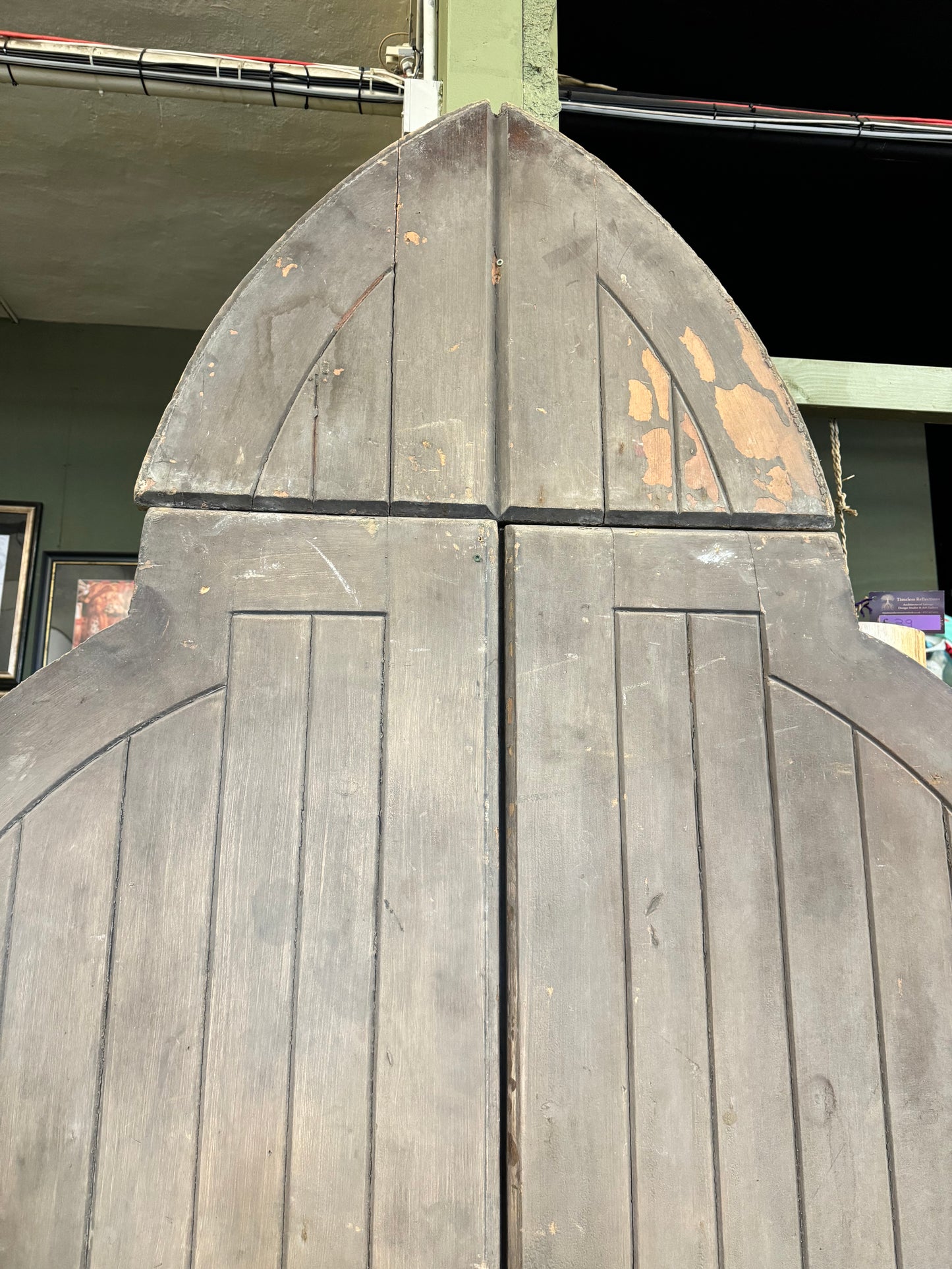 Pine Cathedral Doors