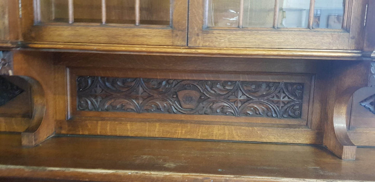 Exquisite Hand-Carved Fireplace by Harry Percy Jackson