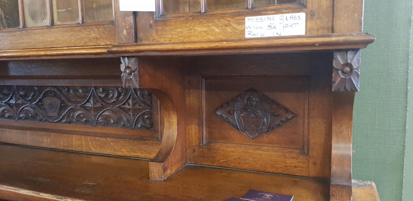 Exquisite Hand-Carved Fireplace by Harry Percy Jackson