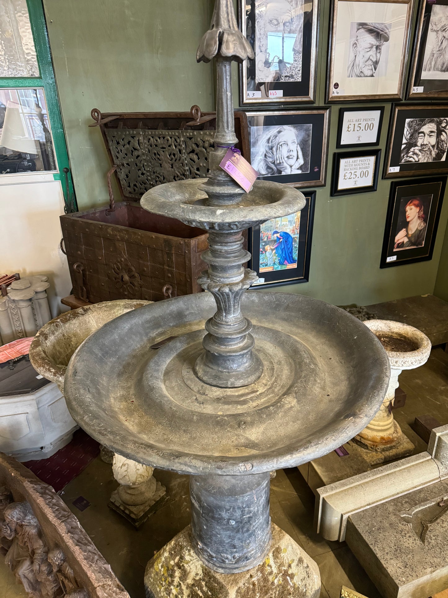 Georgian Lead Fountain